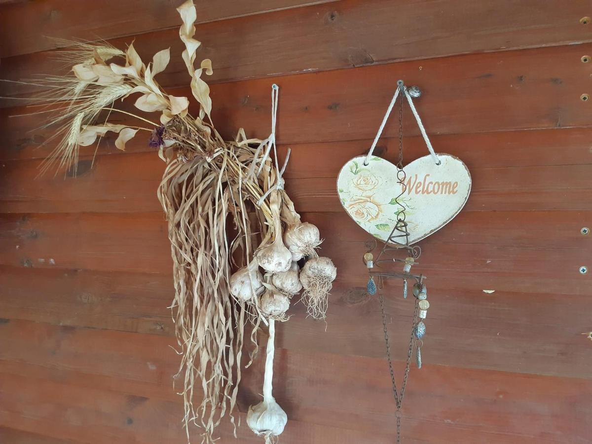 בקתת עץ בחורש במנות - דום גיאודזי - Wooden Cabin In Manot Екстер'єр фото